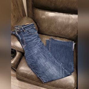 American Eagle Super High Rise Flare Jeans Size 12 Regular Length